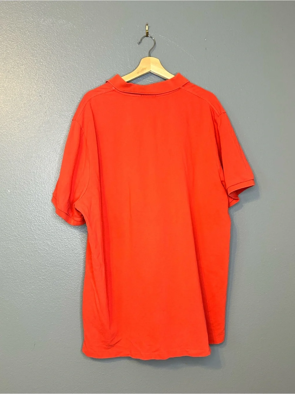 Ralph Lauren Polo Shirt in Bright Red with Embroidered Pony Preppy Mens xxl